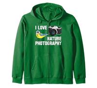 Amo la fotografia naturalistica, fotografo naturalista Felpa con Cappuccio