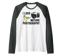 Amo la fotografia naturalistica, fotografo naturalista Maglia con Maniche Raglan