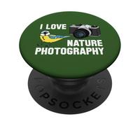 Amo la fotografia naturalistica, fotografo naturalista PopSockets PopGrip Adesivo