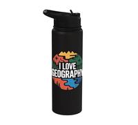 Amo la geografia Nature Explorer Stainless Steel Insulated Water Bottle