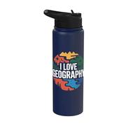 Amo la geografia Nature Explorer Stainless Steel Insulated Water Bottle