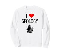 Amo la Geologia I Cuore Geologia Scienziato Amante della Scienza Felpa