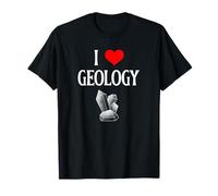 Amo la Geologia I Cuore Geologia Scienziato Amante della Scienza Maglietta