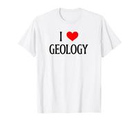 Amo la Geologia I Cuore Geologia Scienziato Amante della Scienza Maglietta