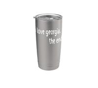 Amo la Georgia La Fine Bicchiere termico in acciaio inox doppia parete