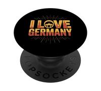 Amo la Germania Città Luoghi di PopSockets PopGrip Adesivo