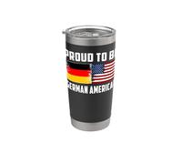 Amo la Germania e gli Stati Uniti orgogliosi di essere patrioti tedeschi americani Bicchiere termico in acciaio inox doppia parete