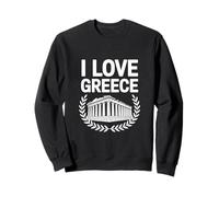 Amo la Grecia Amante dell'architettura antica Felpa