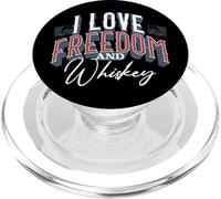 Amo la libertà e il whisky - Amante patriottico dei borbonici PopSockets PopGrip per MagSafe