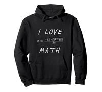 Amo la Matematica 2 Felpa con Cappuccio