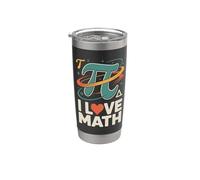 Amo la matematica Pi Tau Enthusiast Design Bicchiere termico in acciaio inox doppia parete