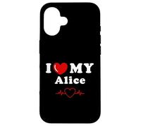 Amo la mia Alice che fa le cose di Alice Custodia per iPhone 16