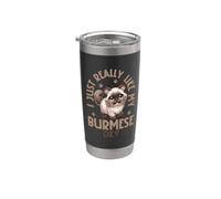 Amo la mia Birmania Bicchiere termico in acciaio inox doppia parete