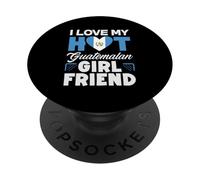 Amo La Mia Calda Guatemalteco Ragazza PopSockets PopGrip Adesivo
