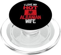 Amo la mia calda moglie albanese divertente relazione in Albania PopSockets PopGrip per MagSafe