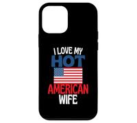 Amo la mia calda moglie americana divertente relazione americana Custodia per iPhone 12 mini