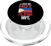 Amo la mia calda moglie filippina divertente relazione filippina PopSockets PopGrip per MagSafe