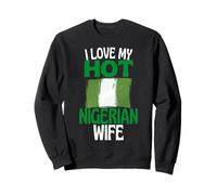 Amo la mia Calda Moglie nigeriana Divertente relazione in Nigeria Felpa
