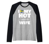 Amo la mia Calda Moglie Svedese sposata con Una Ragazza Svedese Calda Maglia con Maniche Raglan