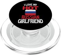 Amo la mia calda ragazza russa divertente relazione russa PopSockets PopGrip per MagSafe
