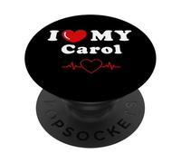 Amo la mia Carol che fa le cose di Carol PopSockets PopGrip Adesivo