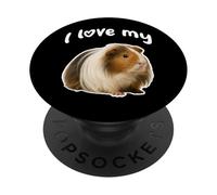 Amo la mia cavia peruviana PopSockets PopGrip Adesivo