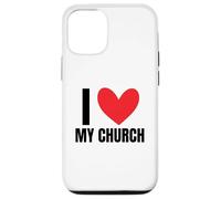 Amo la mia Chiesa Pastore Congregazione Ministro cristiano Dio Custodia per iPhone 12/12 Pro
