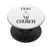 Amo la mia Chiesa PopSockets PopGrip Adesivo