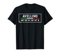 Amo la mia città Avellino - Le coordinate di Avellino Maglietta