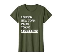 Amo la mia Città Avellino - mia Patria Maglietta, Donna, Oliva, M