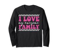 Amo la mia Fantastica Famiglia Maglia a Manica