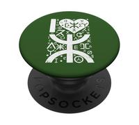 Amo la mia identità berberello - AMAZIGH PopSockets PopGrip Adesivo