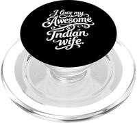 Amo la mia impressionante moglie indiana citazione PopSockets PopGrip per MagSafe