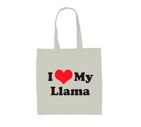 Amo La Mia Llama - Borsa In Tela - Llamas Alpaca Animali D'Agricoltura