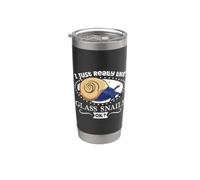 Amo la mia lucida lumaca da cantina Bicchiere termico in acciaio inox doppia parete