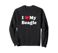Amo la mia Mamma Beagle Proud Beagle Felpa