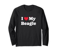 Amo la mia Mamma Beagle Proud Beagle Maglia a Manica