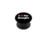 Amo la mia mamma Beagle Proud Beagle PopSockets PopGrip Adesivo