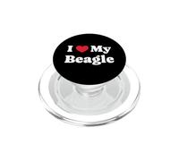 Amo la mia mamma Beagle Proud Beagle PopSockets PopGrip per MagSafe