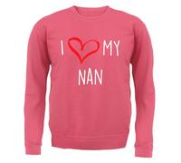 Amo La Mia Nonna - Felpa Adulta - Nanna Nanny Gran Granny Nonna Madri