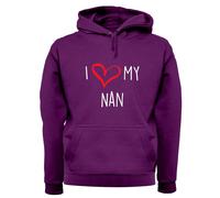Amo La Mia Nonna - Felpa Adulta - Nanna Nanny Gran Granny Nonna Madri