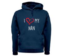 Amo La Mia Nonna - Felpa Adulta - Nanna Nanny Gran Granny Nonna Madri