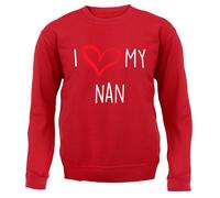 Amo La Mia Nonna - Felpa Adulta - Nanna Nanny Gran Granny Nonna Madri