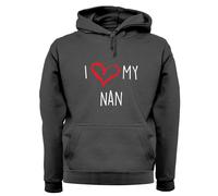 Amo La Mia Nonna - Felpa Adulta - Nanna Nanny Gran Granny Nonna Madri