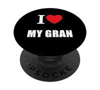 Amo la mia nonna PopSockets PopGrip Adesivo