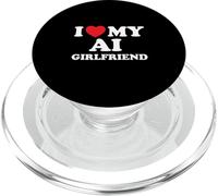 Amo la mia ragazza AI Divertente Tech Amore virtuale PopSockets PopGrip per MagSafe