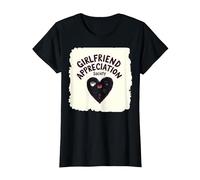 Amo la mia Ragazza - Appreciation Society Maglietta, Donna, Nero, XS