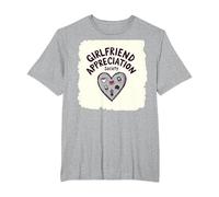 Amo la mia Ragazza - Appreciation Society Maglietta, Uomo Taglie Grandi, Grigio Melange, 5X Tall