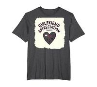 Amo la mia Ragazza - Appreciation Society Maglietta, Uomo Taglie Grandi, Grigio Scuro, 4X Tall