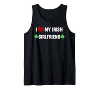 Amo la mia Ragazza Irlandese Shamrock in Famiglia per Il Canotta